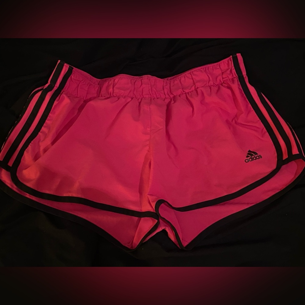 Adidas Pink Athletic Shorts 3” Size M